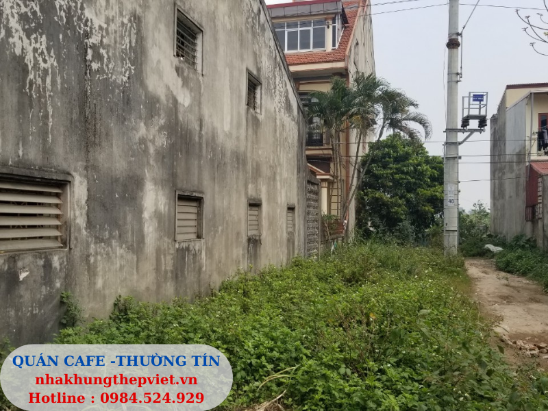 nhà khung thép, cơi nới vật liệu nhẹ, coi noi, vat lieu nhe, nhà khung thép 1 tầng, 2 tầng, quán cafe