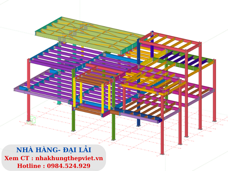 nhà khung thép nhà hàng, nhà khung thép, nhà hàng khung thép, khung thép nhà hàng, khung thép quán cafe, cafe khung thép, nhà khung thép quán cafe