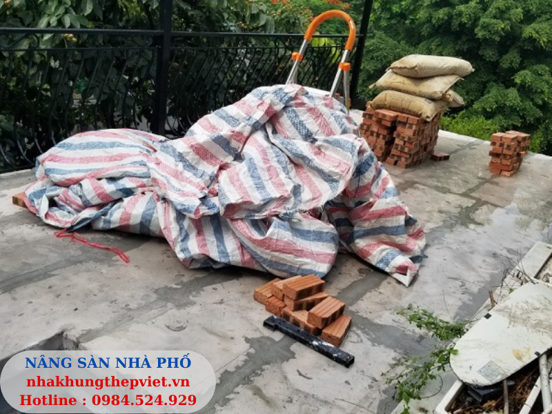 nhà khung thép, nha khung thep, cải tạo, cai tao, nâng tầng, nang tang, vật liệu nhẹ, vat lieu nhe,sàn alc, alc