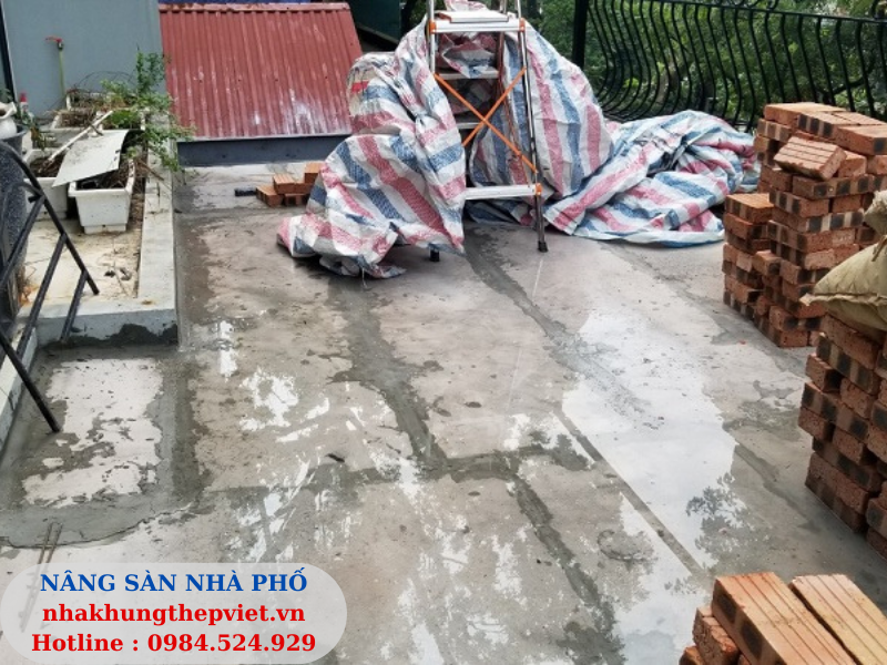 nhà khung thép, nha khung thep, cải tạo, cai tao, nâng tầng, nang tang, vật liệu nhẹ, vat lieu nhe,sàn alc, alc
