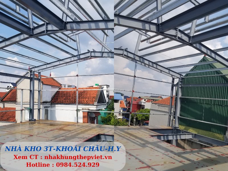 nhà kho,nhà kho 2 tầng, nhà kho 3 tầng, nhà khung thép, nhà khung sắt, nhà thép, nhà nâng tầng, nâng tầng nhà thép, cải tạo nhà, cải tạo nhà khung thép