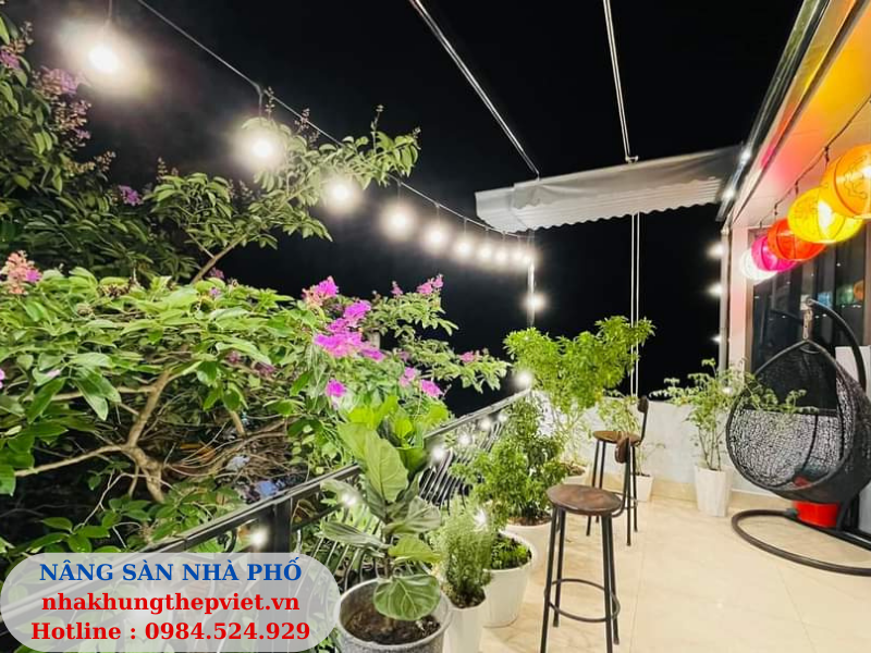 nhà khung thép, nha khung thep, cải tạo, cai tao, nâng tầng, nang tang, vật liệu nhẹ, vat lieu nhe,sàn alc, alc