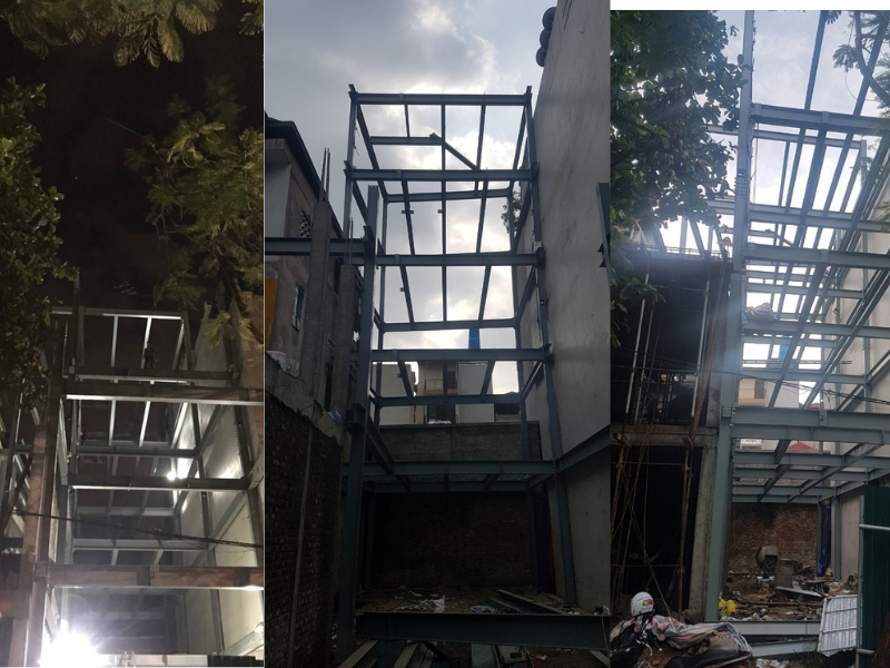 thi công nhà phố, thi cong nha pho, cải tạo nhà phố, cai tao nha pho, nhà 2 tầng khung thep, nhà 3 tầng khung thép, nhà 4 tầng khung thép, cơi nới sửa chữa nhà phố