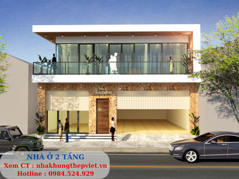 nhà kết cấu thép 2 tầng, nhà khung thép, nhà kết cấu thép, cải tạo nhà 2 tầng, cải tạo nhà khung thép, vật liệu nhẹ, ALC, alc,