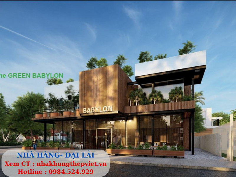 nhà khung thép nhà hàng, nhà khung thép, nhà hàng khung thép, khung thép nhà hàng, khung thép quán cafe, cafe khung thép, nhà khung thép quán cafe