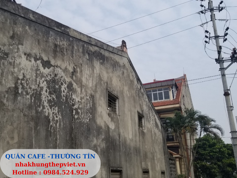 nhà khung thép, cơi nới vật liệu nhẹ, coi noi, vat lieu nhe, nhà khung thép 1 tầng, 2 tầng, quán cafe