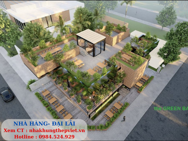 nhà khung thép nhà hàng, nhà khung thép, nhà hàng khung thép, khung thép nhà hàng, khung thép quán cafe, cafe khung thép, nhà khung thép quán cafe