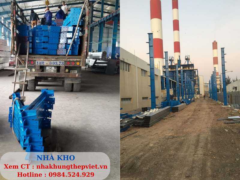 nhà kho, nha kho, sửa chữa nhà kho, nâng tầng nhà phố, nhà khung thép, khung thép, nha khung thep