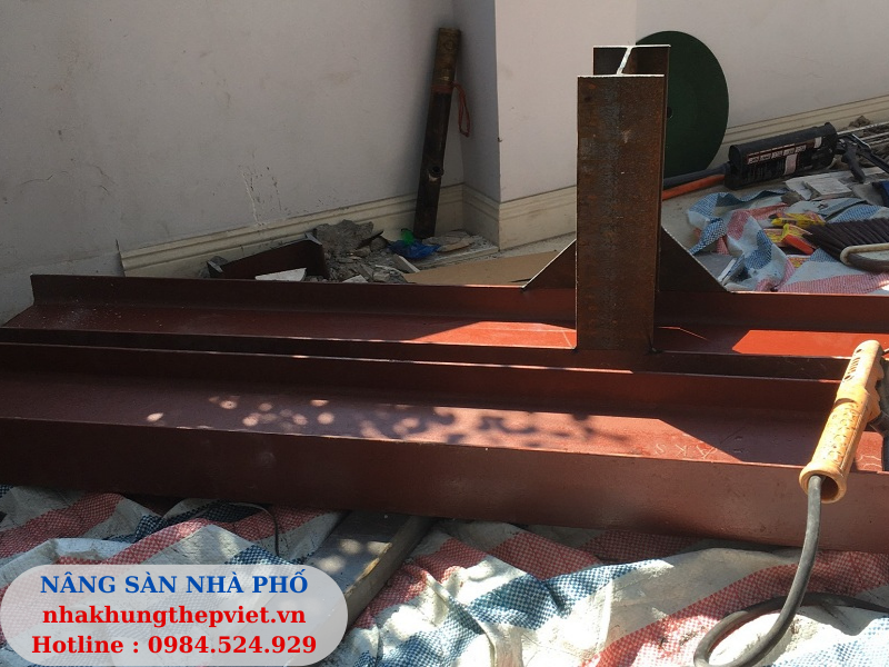 nhà khung thép, nha khung thep, cải tạo, cai tao, nâng tầng, nang tang, vật liệu nhẹ, vat lieu nhe,sàn alc, alc