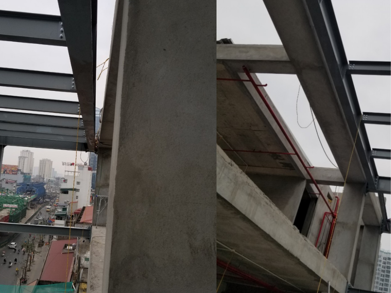 Cải tạo nhà dân, cải tạo 2 tầng, nhà khung thép cải tạo, khung thép