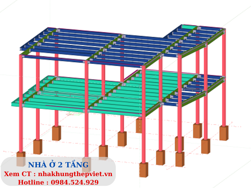 nhà 2 tầng, nhà 3 tầng, nhà khung thép, nha khung thep, cải tạo, cải tạo nhà 2 tầng, cải tạo nhà 3 tầng, khung thép, khung nhà thép