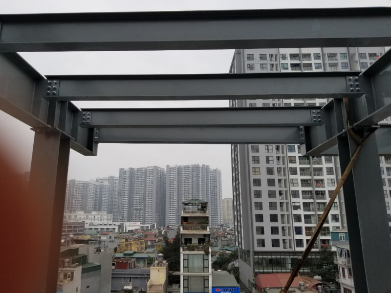 Cải tạo nhà dân, cải tạo 2 tầng, nhà khung thép cải tạo, khung thép