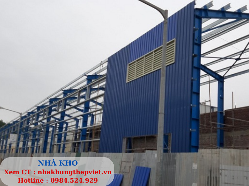 nhà kho, nha kho, sửa chữa nhà kho, nâng tầng nhà phố, nhà khung thép, khung thép, nha khung thep